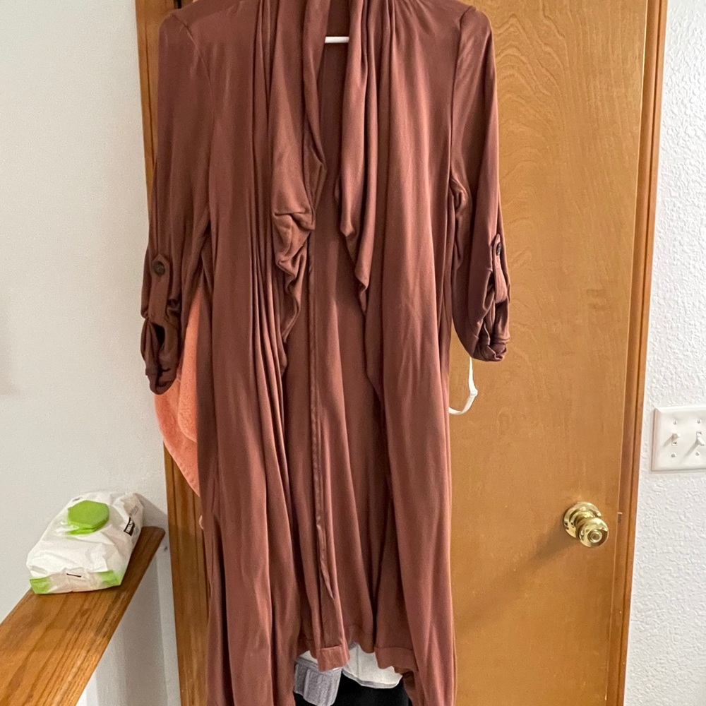 Gently used trench coat from Francescas